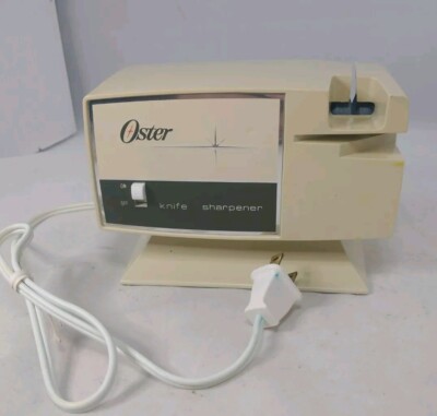 Oster Vintage Electric Knife Sharpener No. 511-06 Floating Split-Wheel Tested!