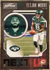 2021 Panini Playbook Next Up Elijah Moore RC #NXT-EMO New York Jets