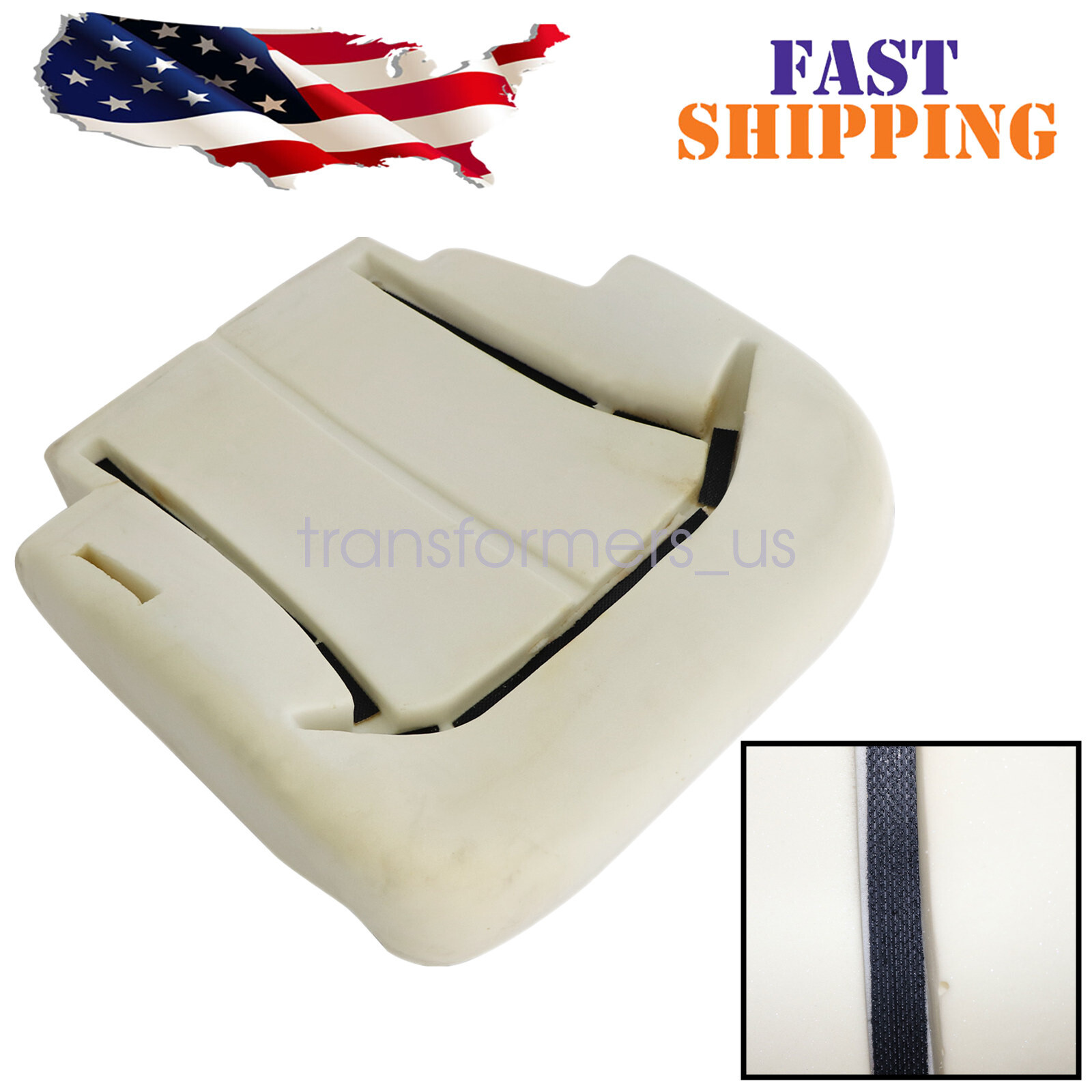 For 1999-2002 GMC Sierra 1500 2500 3500 Replacement Passenger Seat Foam Cushion