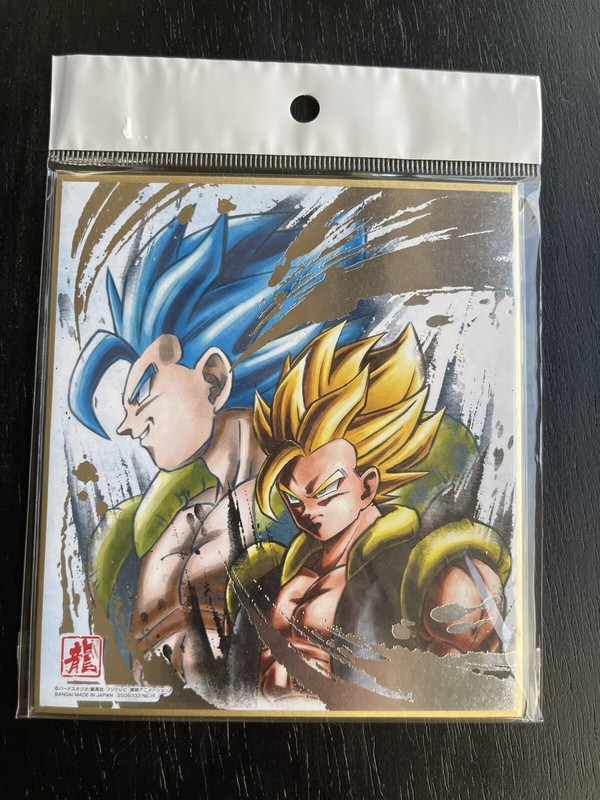 BANDAI Dragon Ball Shikishi 10 ART10 RARE Gogeta BLUE Dragonball ART 10 JAPAN