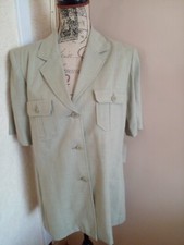 Ladies Green Sort Sleeved Jacket Size 16 From Berkerlex