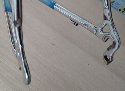 VERNON BARKER VINTAGE  ONE OFF HAND BUILT STEEL RACING FRAME - Picture 16 of 16