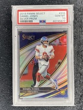 2019 Select Field Level Silver Prizm Daniel Jones ROOKIE RC #205 PSA 10 GEM MINT