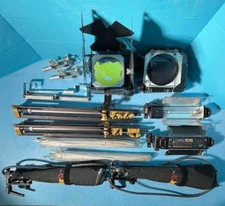 LOWEL CAMERA EQUIPMENT OMNI LIGHT RIFA EXCHANGE 44 TOTA HEADS AND LAMPS TRIPODS