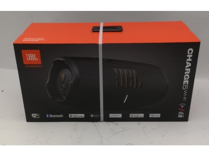 JBL Charge 5 Wi-Fi Portable Bluetooth Speaker - Black