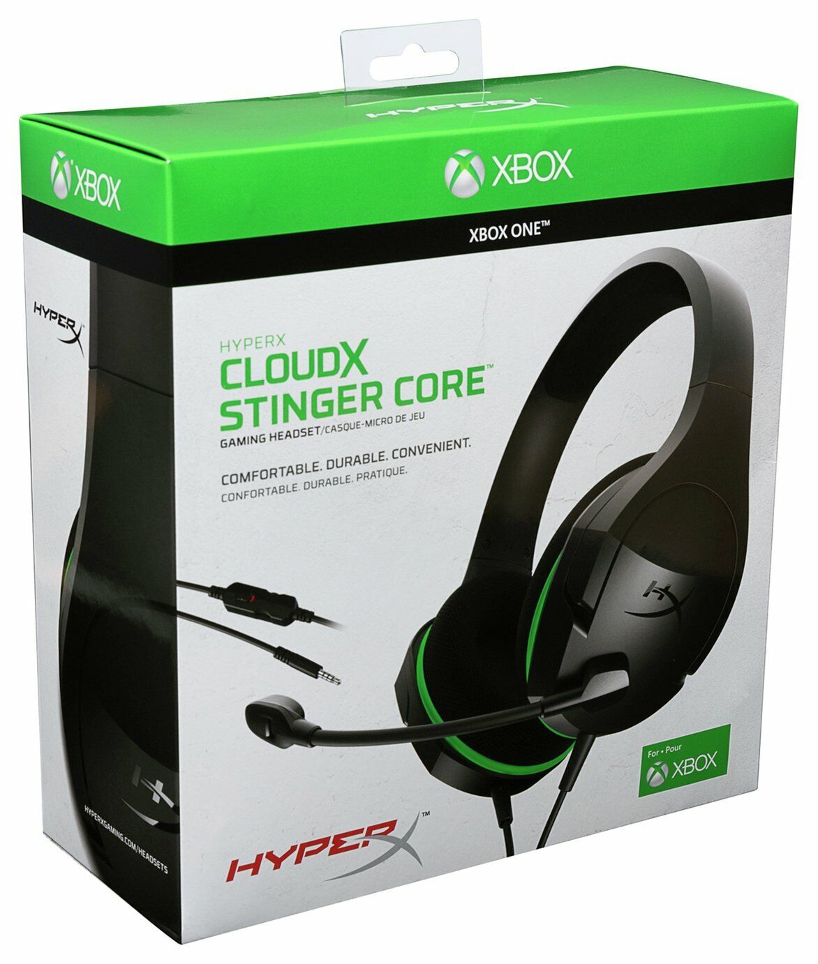 HyperX CloudX Stinger Core - Gaming Headset (Black-Green) - Xbox