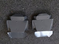 2x Lycoming 0-320 Light Aircraft Engine Cylinder Baffles in Dark Grey .USED.