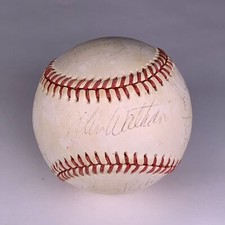 1990 Kansas City Royals Team Autographed Signed Baseball AMCo LOA 22035