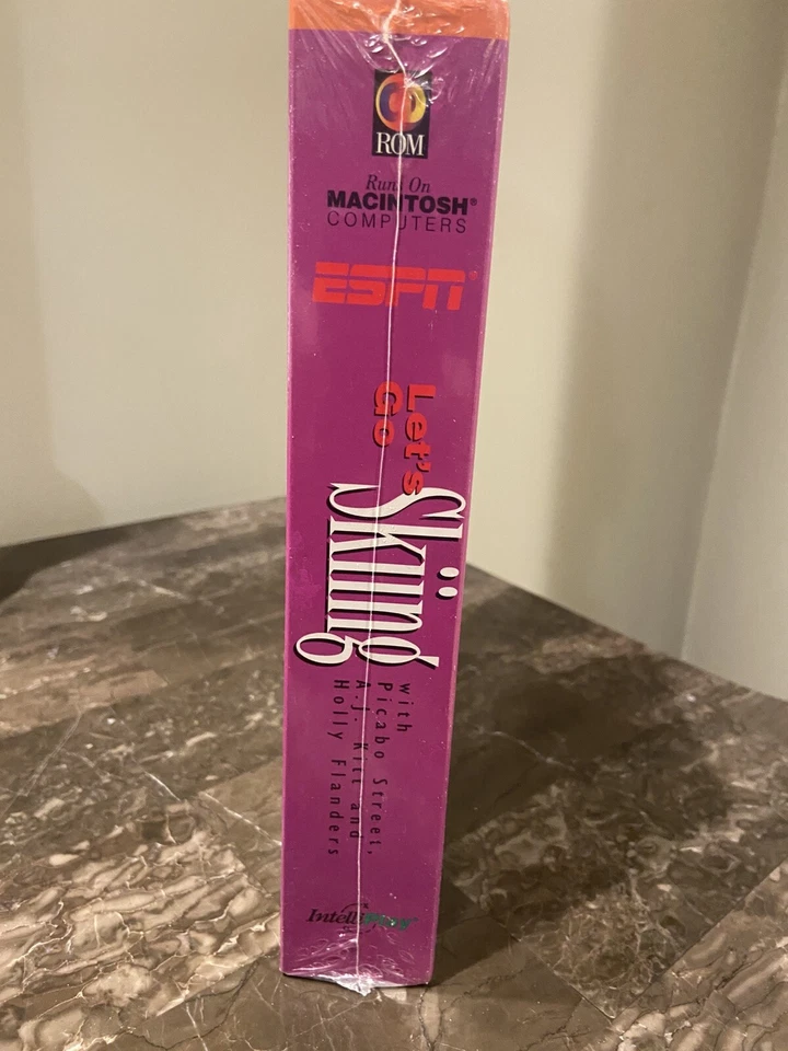 ESPN Let's Go Skiing 3do Complete CIB Long Box Original Box Panasonic 3DO - Image 4 of 4