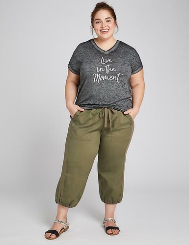 Soft Crop Pants Green 