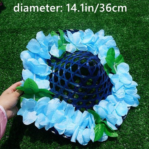 Kids Performance Hat Cute Cap Straw Bamboo Weaving Garland Hollow Props Decor - Picture 6 of 20