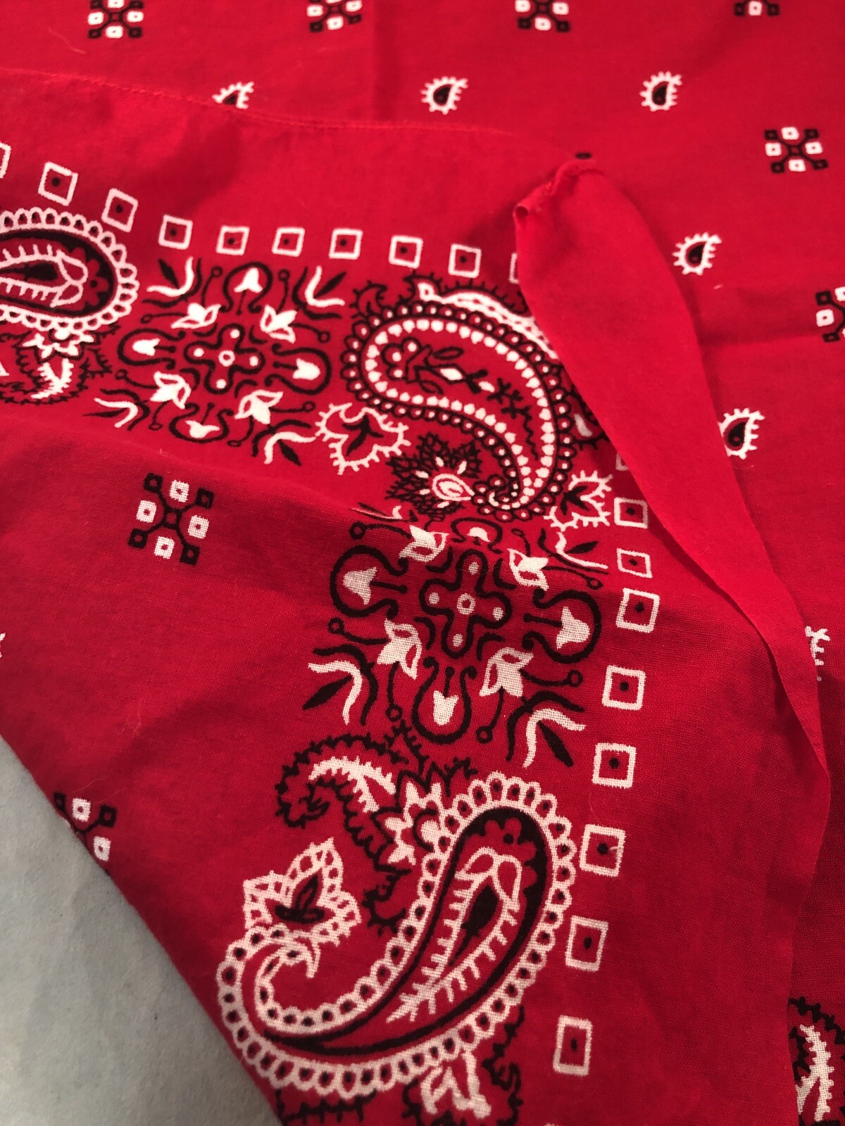 Vintage Paris Accessories Bandana Paisleys RN13960 USA Bandana Square