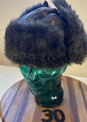NWOT Faux Fur Ushanka Hat UBi Faux Fur Trapper Hat Size Brown NWOT | eBay main image 4