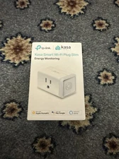 TP-Link Kasa Smart Wi-Fi Mini Plug With Energy Monitoring- White(249185)