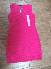 TIANA B. women's NWT sz S pink sleeveless $98 above the knee dress