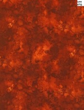 Solid-ish Tone on Tone cotton quilt fabric BTY Timeless Treasure LAVA rusty red