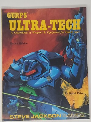 Ultra-Tech - GURPS Second Edition - Steve Jackson Games Sourcebook Weapons......