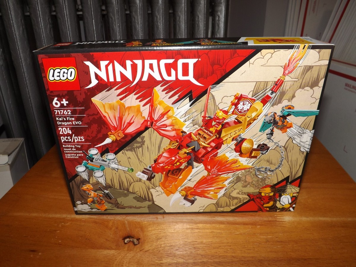 LEGO NINJAGO KAI'S FIRE DRAGON EVO 204 PCS 71762 NEW IN BOX 2022