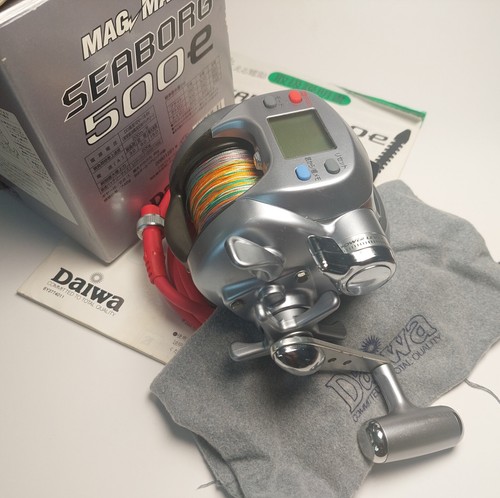 Daiwa SEABORG Mag Max 500e Fukase Electric Reel Big Game, Cable, box, soft bag - Picture 8 of 21