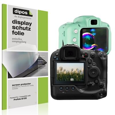 4x Schutzfolie matt für Profoto B10X Displayschutzfolie Folie Display Schutz