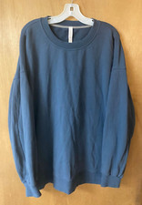 Lululemon Sweatshirt Women's Blue Crew Collar - Size 12