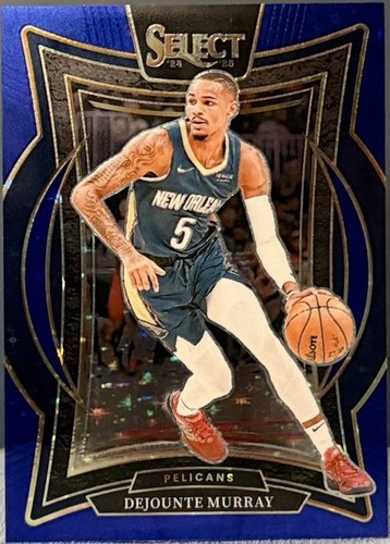 2024-25 Panini Select Dejounte Murray Blue Stars Prizm /20 #13 Concourse