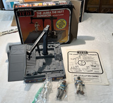 1983 Vintage Kenner Star Wars Jabba Hutt Dungeon Playset w Box