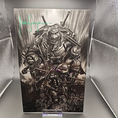 SIGNED MICO SUAYAN TMNT LAST RONIN RE-EVOLUTION #1 C2E2 SKETCH VARIANT IN-HAND
