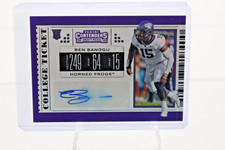 Ben Banogu 2019 Panini Contenders Draft Picks College Ticket Rookie Auto #288