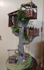 Dollhouse Miniatures Tree House  Artisan Fairy Garden 1/12