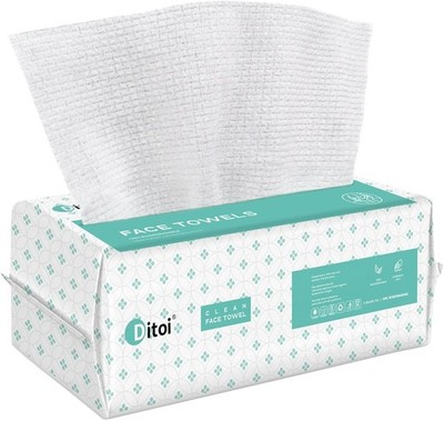 Disposable Face Towels,Ultra Soft &Thick Face Dry Wipes for Makeup