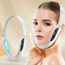 V-Face Shaping Massager, Double Chin Reducer, Microcurrent Face Lift Slim Device