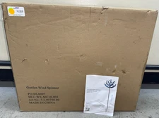 Cyan Oasis 91" Garden Wind Spinner