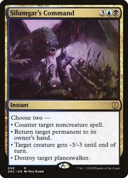 Silumgar's Command 099 Commander: Zendikar Rising Rare MTG