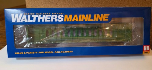 Coche plano Burlington RR 72' Centerbeam 624414 Opera Window Walthers 910-50732 HO | Condition: New