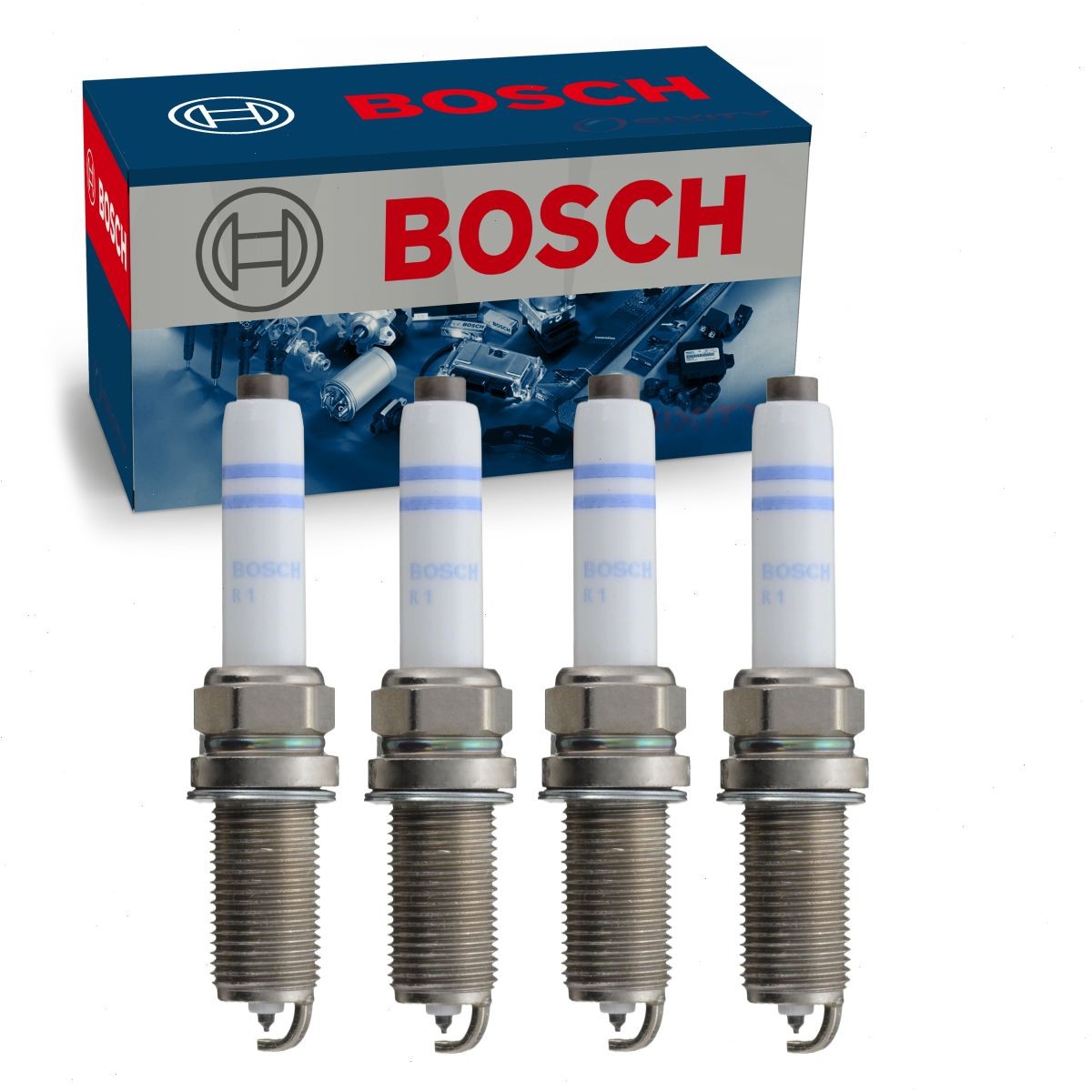 4 pc Bosch Double Platinum Spark Plugs for 2017-2019 Porsche Macan 2.0L L4 kg