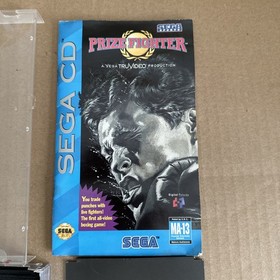 Prize Fighter (Sega CD} Game  Complete CIB  w/ Book- 2 Discs - Case GC