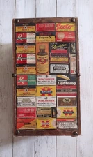 Vintage 30 EMPTY Shotgun Shell Boxes Shadowbox Wooden Western Xpert Ammo Crate