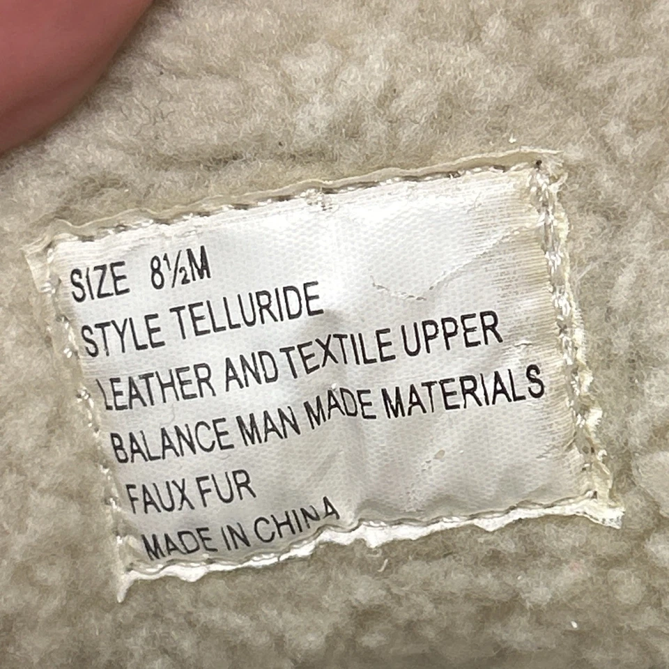 Khombu Totes Telluride女式8.5米冬季雪地靴紫色黑色防水 — 第 2/4 张图片