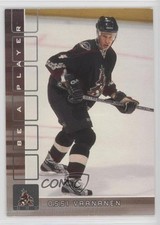 2001-02 ITG Be A Player Memorabilia Ossi Vaananen #102 7d2