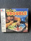 Vintage Pop O Matic Trouble Board Game (1986) Milton Bradley Complete & Working