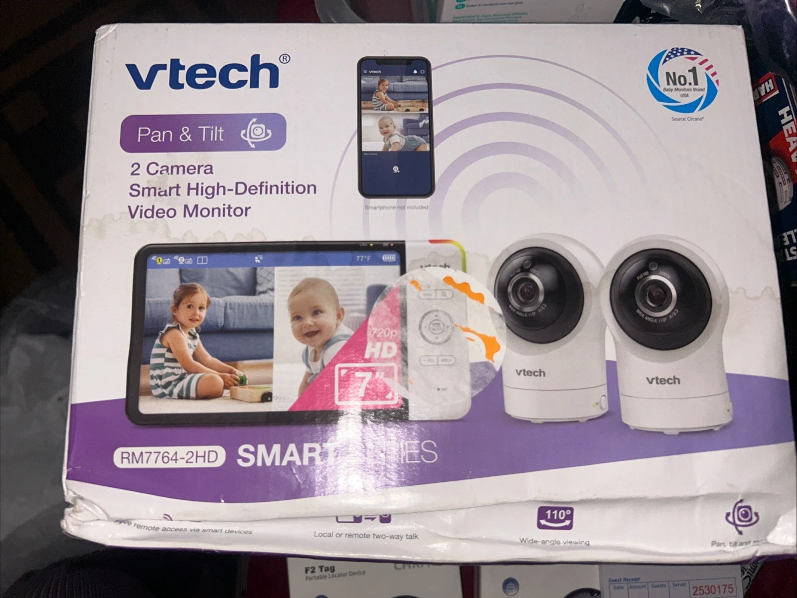 VTech Digital 7" 2 Camera Smart High-Definition Video Monitor RM7764-2HD OPENBOX