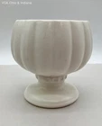 Vintage McCoy Pottery 491 Pedestal Planter Vase White Mid Century USA