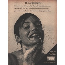 1963 Dial Soap Vintage Print Ad Its A Pleasure sexy The Whole Day Without Worry