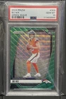 2024 Panini Prizm Bo Nix Green Wave Prizm Rookie Card #309!  PSA 10! Broncos