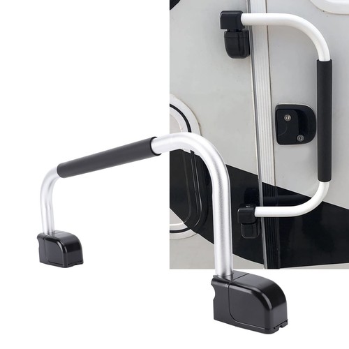  RV Hand Rail Locking Folding Aluminum Alloy Grab Handle Safe Entry Assist - Picture 1 of 12