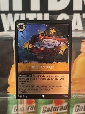 Webby's Diary 31/204 Whispers in the Well Cold Foil