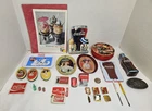 Vintage Coca-Cola Memorabilia Lot of 29-Trays Pins Signs Tins Collectibles