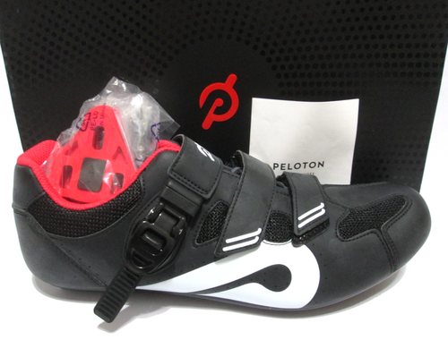 Chaussures Vélo Peloton PL-SH-B-41 - Noir/Blanc - Pointure 41 (Homme 8 / Femme 10)