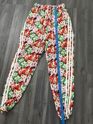 marimekko×adidas フラワーパターン スパッツ Adidas x Marimekko Aeroready Floral Cuffed Windbreaker Track Pants